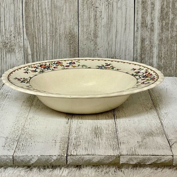 Vintage Myott Staffordshire Rosemere 7 Pieces Plates Bowl Teacup Saucer - Picture 5 of 14